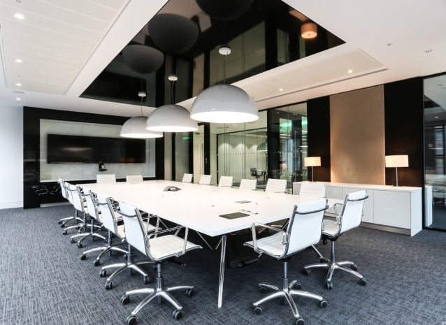 1300平米投資公司辦公空間設計圖-第3張圖片-上海古都建筑設計集團