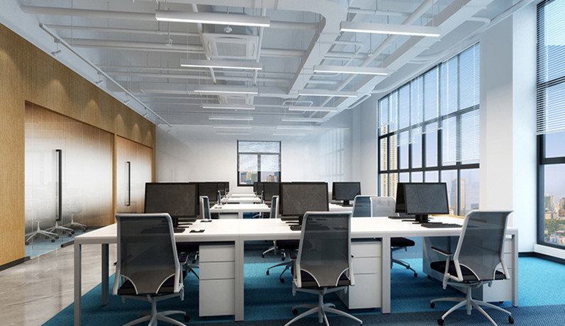 制藥藥品企業辦公樓裝修設計布局-第3張圖片-上海古都建筑設計集團