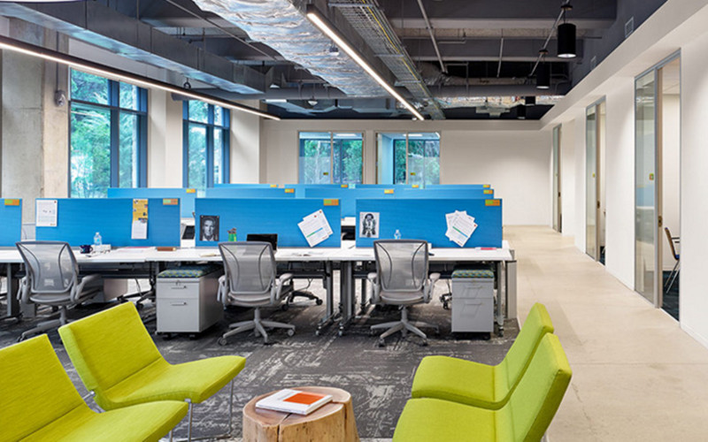 松江食品公司辦公室設計裝潢效果-第1張圖片-上海古都建筑設計集團