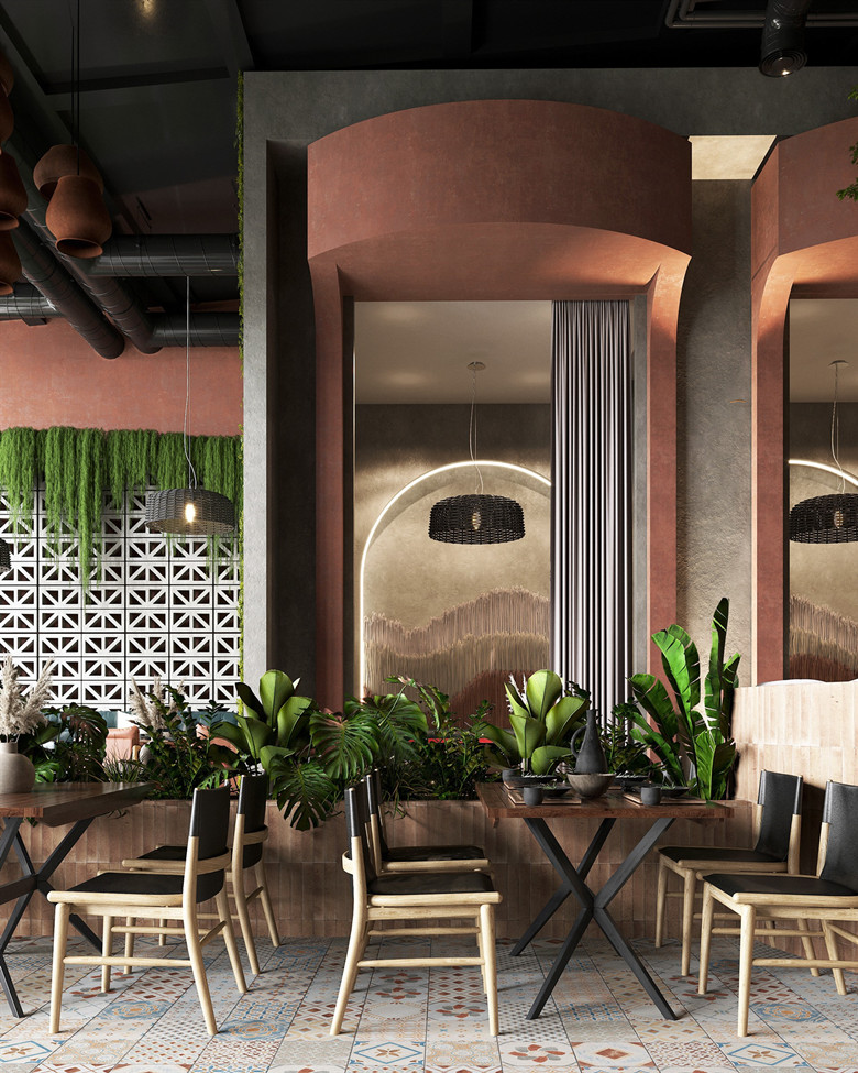 560平米工業風格餐廳設計裝修實景-第1張圖片-上海古都建筑設計集團