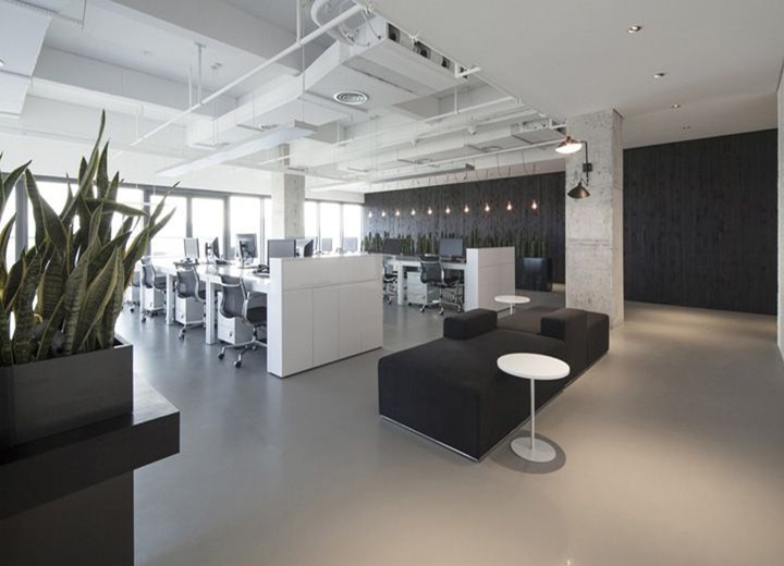 辦公設計簡潔現代辦公室裝修效果-第1張圖片-上海古都建筑設計集團