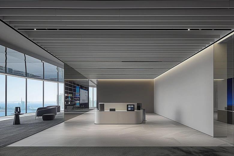 浦東3300平寫字樓設計項目-第2張圖片-上海古都建筑設計集團