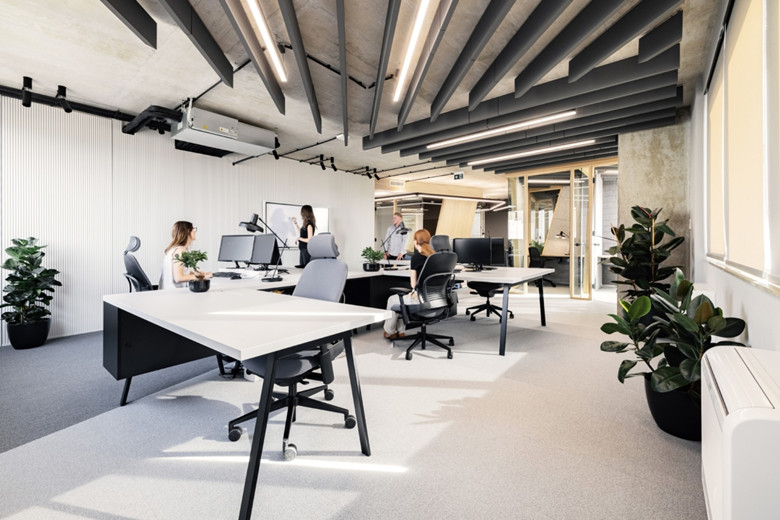 創(chuàng)意風(fēng)格金融公司辦公空間設(shè)計方案-辦公室裝修設(shè)計效果圖-第3張圖片-上海古都建筑設(shè)計集團