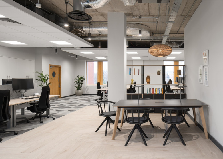 1000平數據中心公司辦公室設計布局-辦公室裝修設計效果圖-第7張圖片-上海古都建筑設計集團