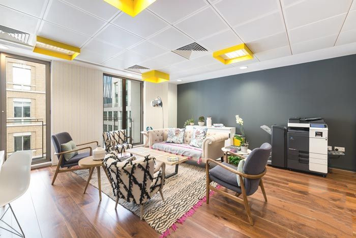 浦東870平金融服務公司辦公空間設計方案-辦公室裝修設計效果圖-第5張圖片-上海古都建筑設計集團