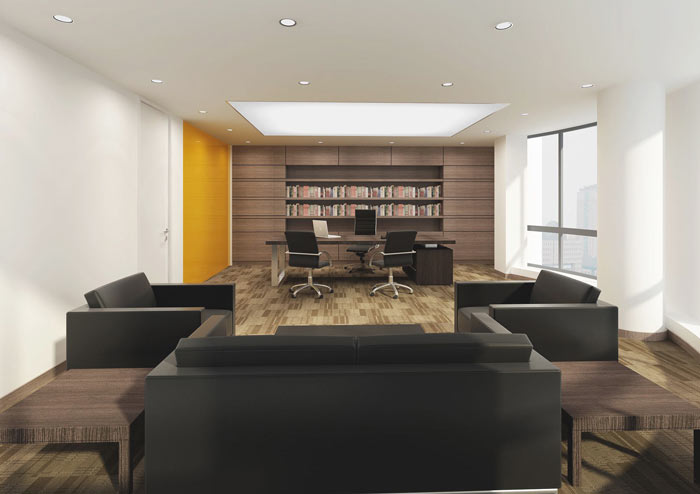 松江文化傳媒企業辦公室設計方案-辦公室裝修設計效果圖-第4張圖片-上海古都建筑設計集團